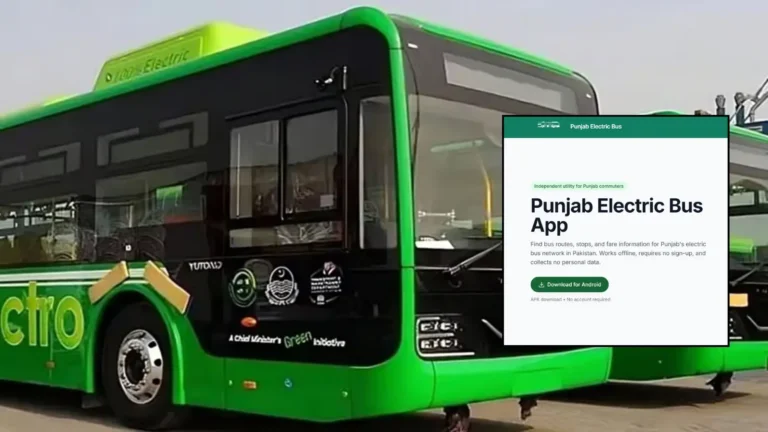 Two Students Develop Mobile App for Punjab Electric Bus Routes and Timings